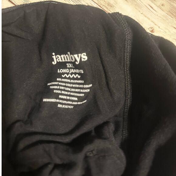 Jambys Long Jambys Pajama Lounge Pants Women's Plus Size 3X Comfort Soft - Picture 3 of 5